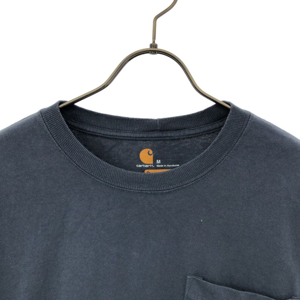 カーハート 半袖 Tシャツ M ネイビー系 Carhartt ポケT メンズ