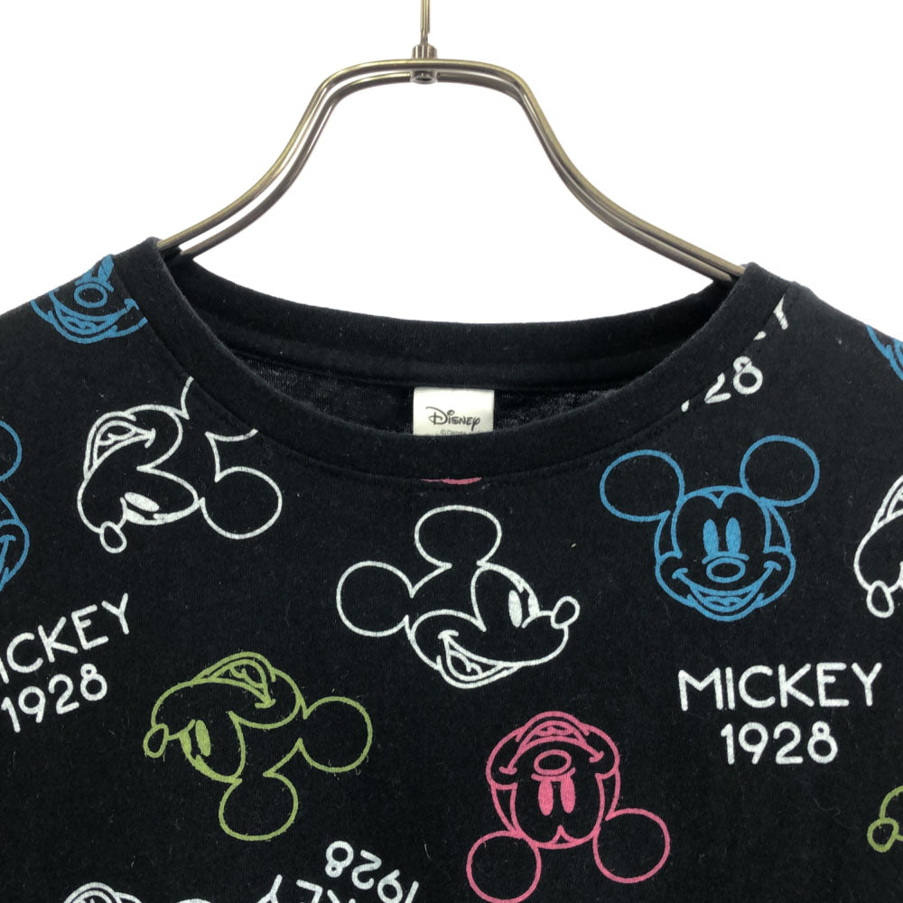 ディズニー ミッキーマウス 半袖 Tシャツ LL ブラック系 Disney メンズ