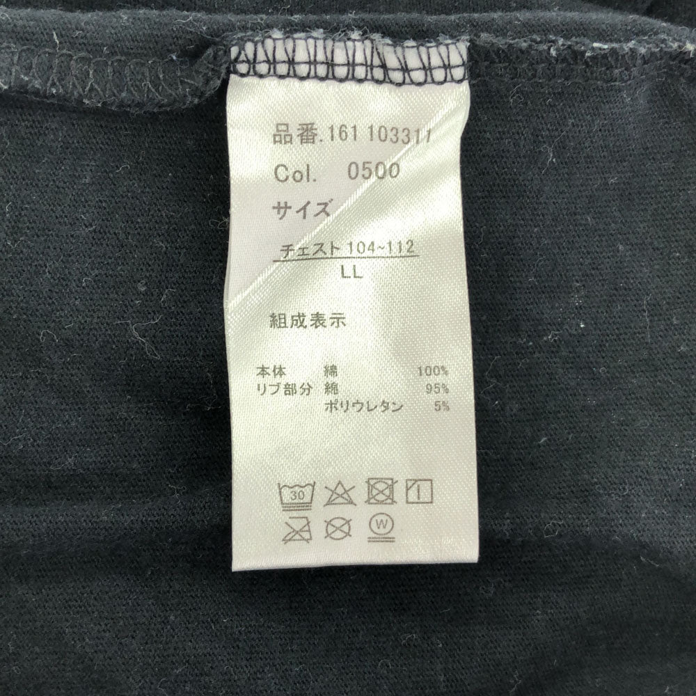 ディズニー ミッキーマウス 半袖 Tシャツ LL ブラック系 Disney メンズ