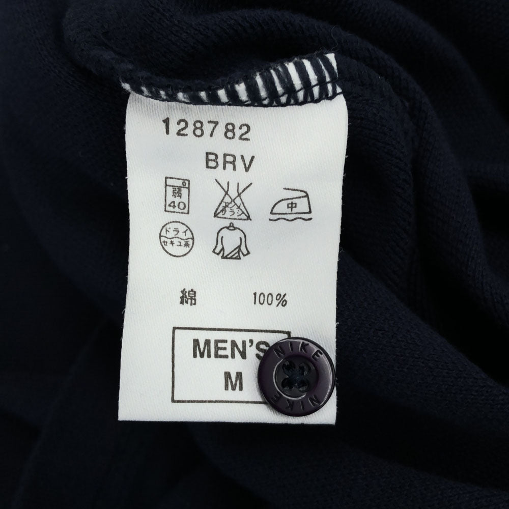 ナイキ 半袖 ポロシャツ M ネイビー NIKE 鹿の子地 メンズ