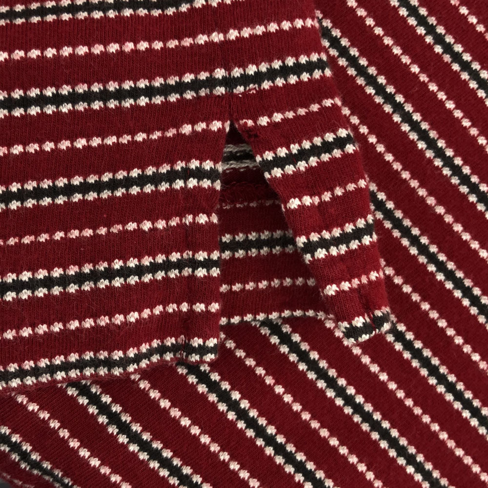 ナイキ ボーダー 半袖 ポロシャツ S レッド系 NIKE メンズ