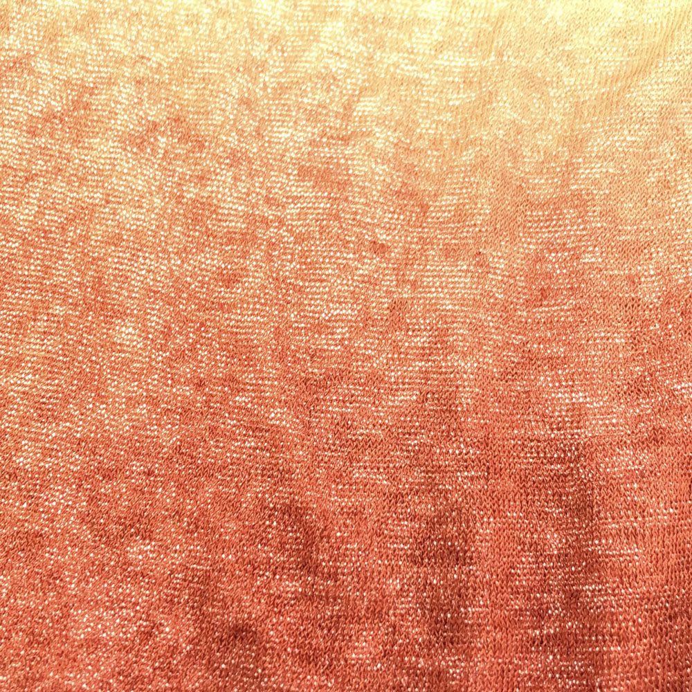 JURGEN LEHL ヨーガンレール リネンブレンド ノースリーブ チュニック M ベージュ×レッド系 レディース