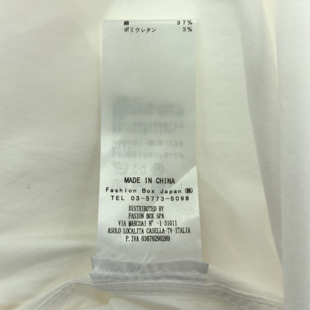 未使用 REPLAY リプレイ 半袖 シャツ S ホワイト タグ付き メンズ