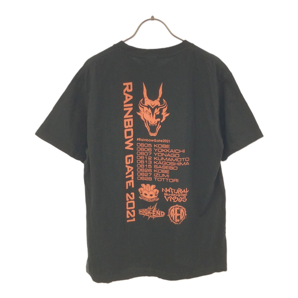 プリントスター dragongate japan pro-wrestling プリント 半袖 Tシャツ M ブラック Printstar プロレス メンズ