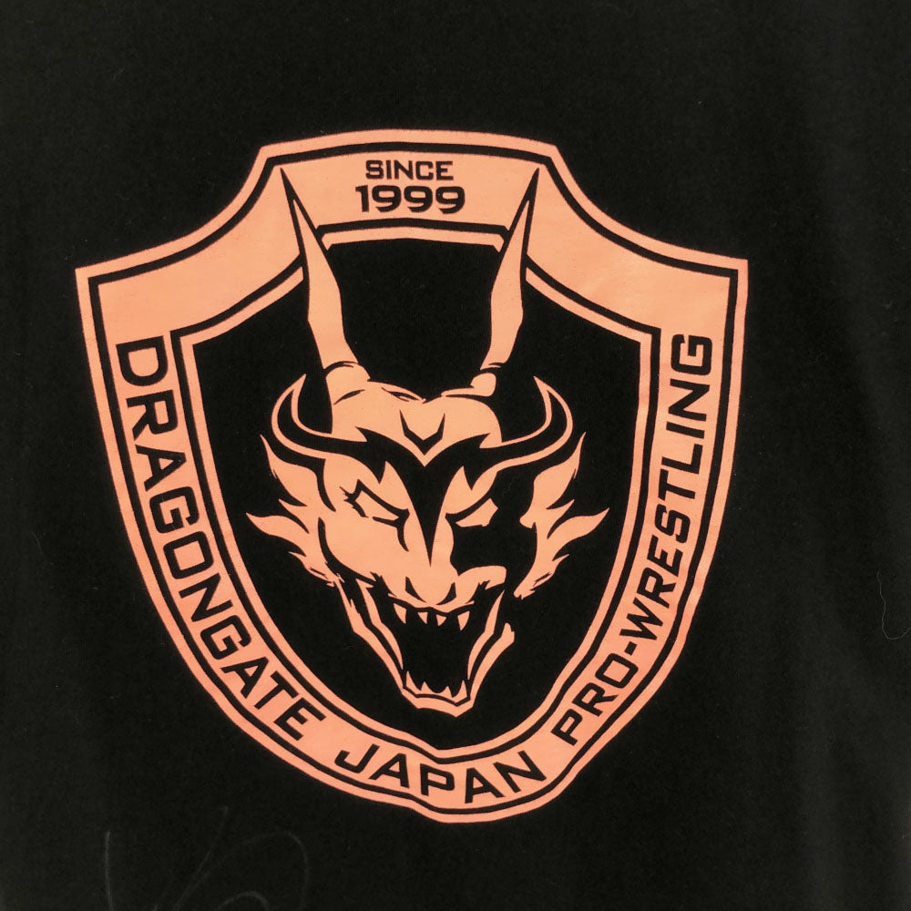 プリントスター dragongate japan pro-wrestling プリント 半袖 Tシャツ M ブラック Printstar プロレス メンズ