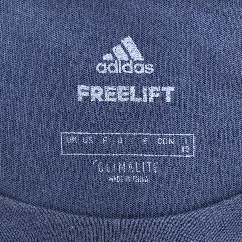 アディダス プリント 半袖 Tシャツ XO ネイビー系 adidas Tシャツ メンズ