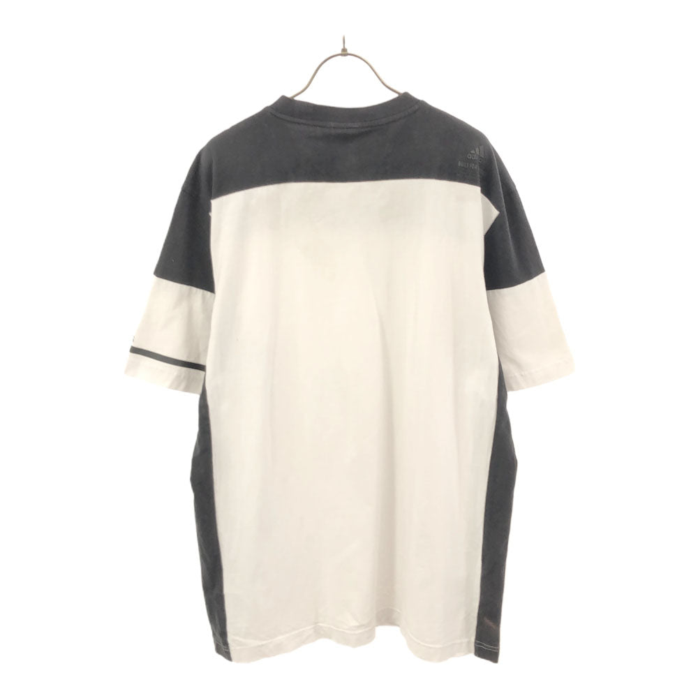 アディダス 半袖 Tシャツ 3XL ホワイト×ブラック adidas ビッグサイズ FREELIFT メンズ