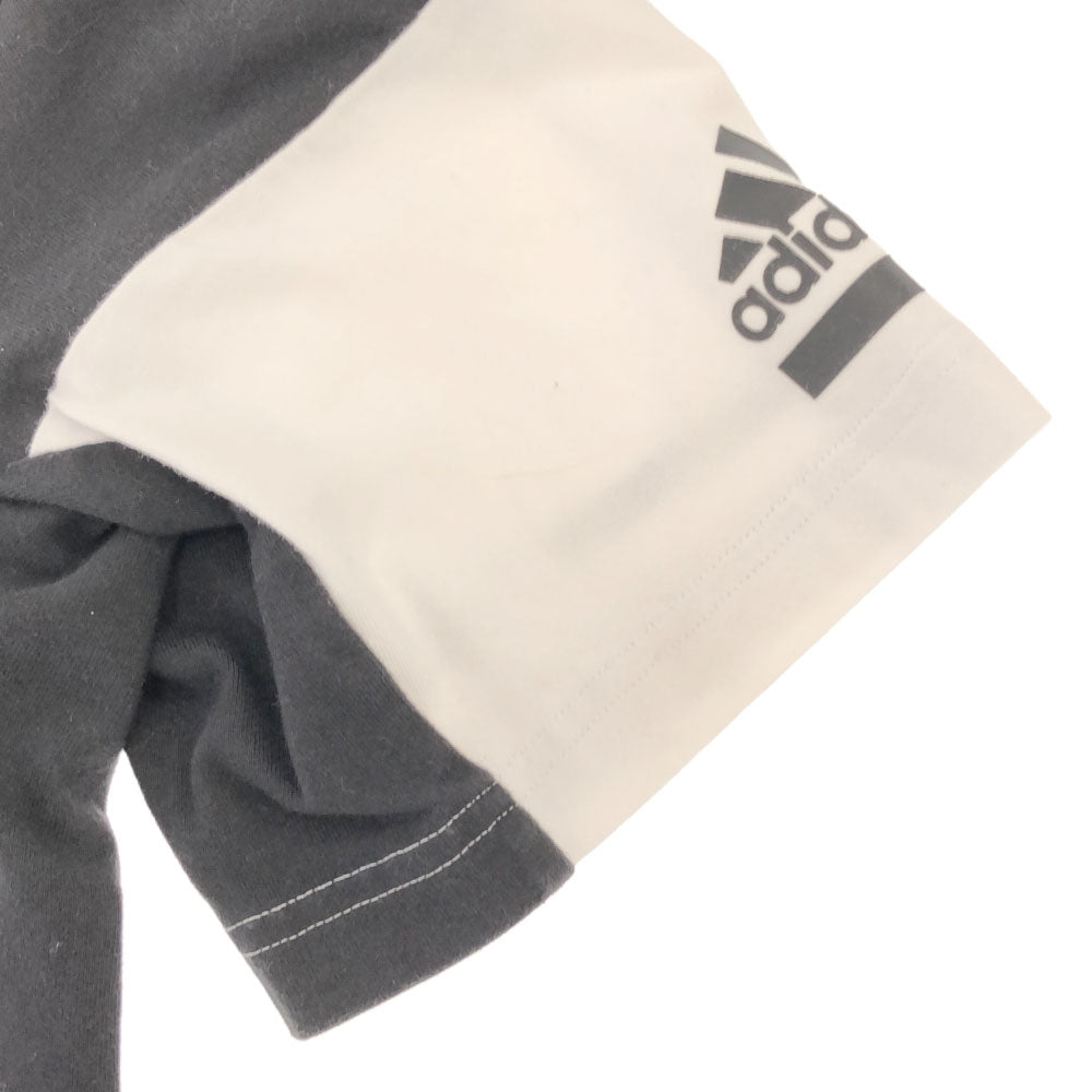 アディダス 半袖 Tシャツ 3XL ホワイト×ブラック adidas ビッグサイズ FREELIFT メンズ
