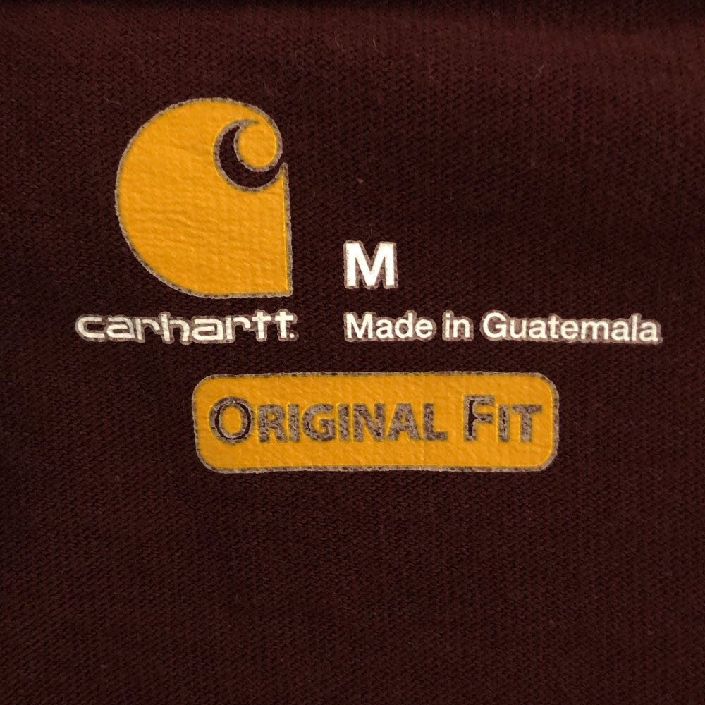 カーハート 半袖 Tシャツ M ボルドー Carhartt メンズ