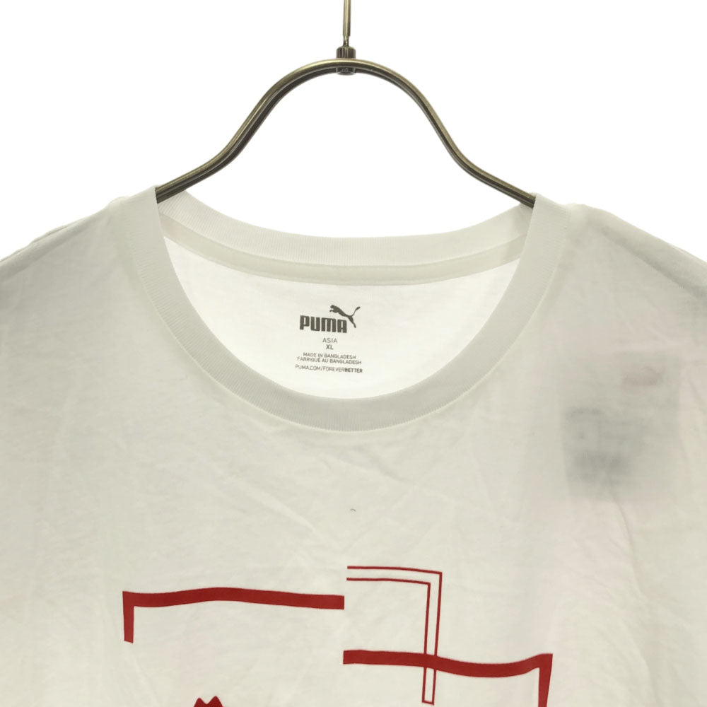 未使用 プーマ 未使用 半袖 Tシャツ XL ホワイト PUMA タグ付き メンズ