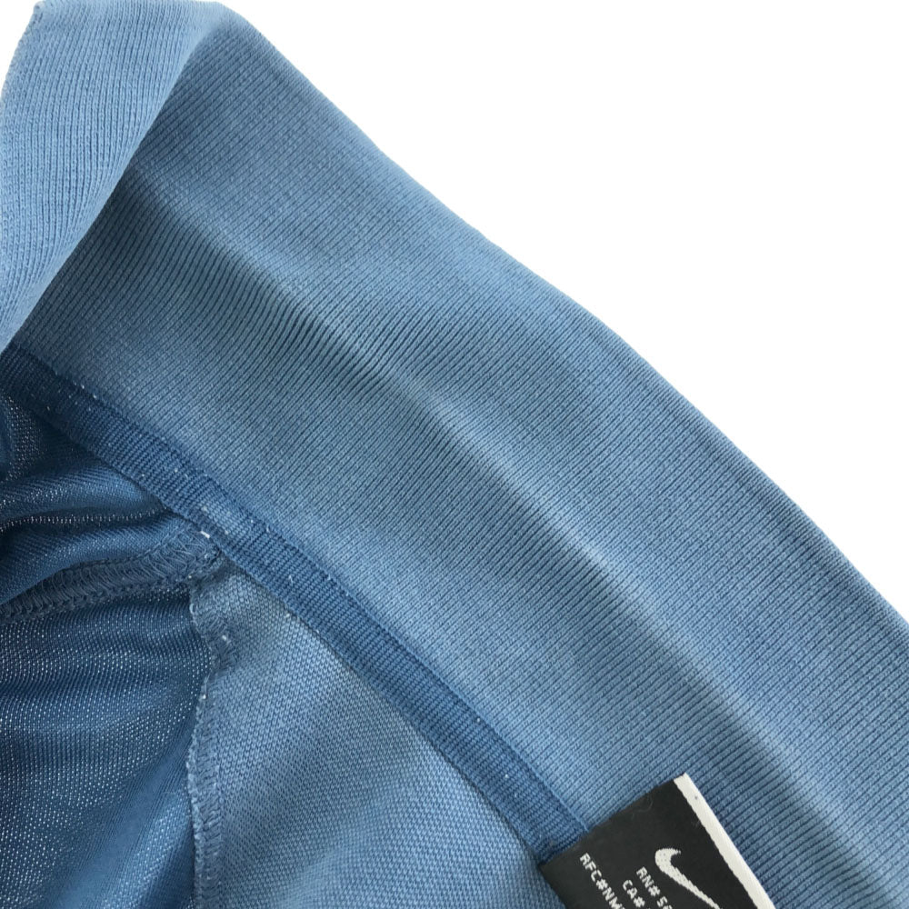 NIKE ナイキ ゴルフ 半袖 ポロシャツ L ブルー系 鹿の子地 DRI-FIT メンズ