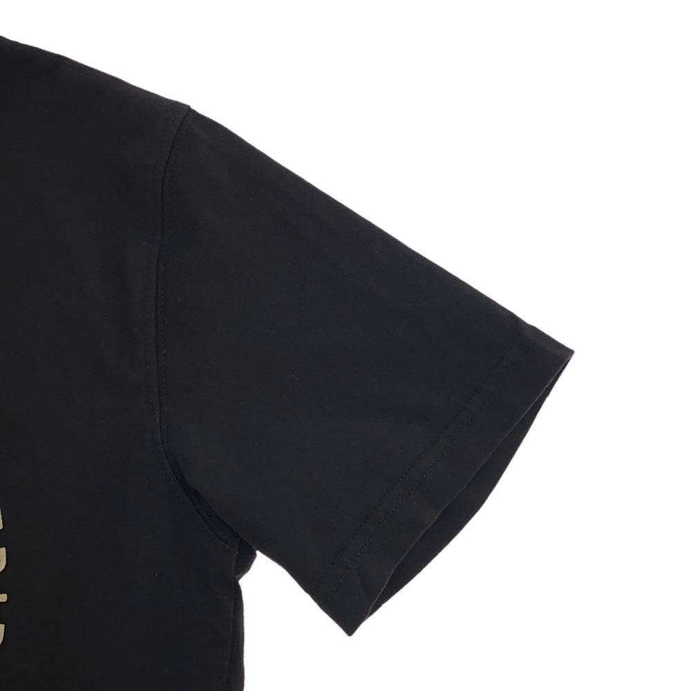 アディダス ロゴプリント 半袖 Tシャツ S ブラック adidas コンバットスポーツ スリーストライプ メンズ