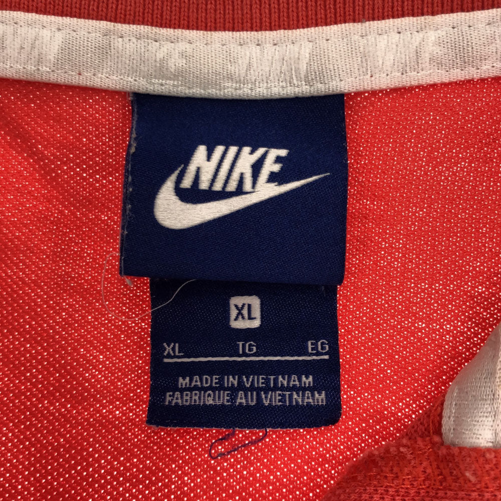 ナイキ 半袖 ポロシャツ XL ピンク系 NIKE 鹿の子地 メンズ