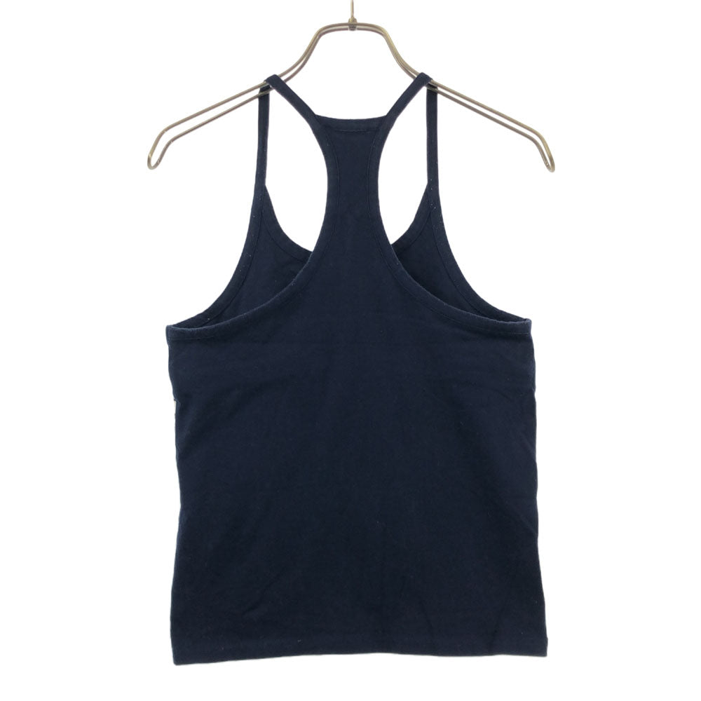 ラルフローレン 日本製 ボーダー キャミソール L ネイビー×ホワイト RALPH LAUREN レディース
