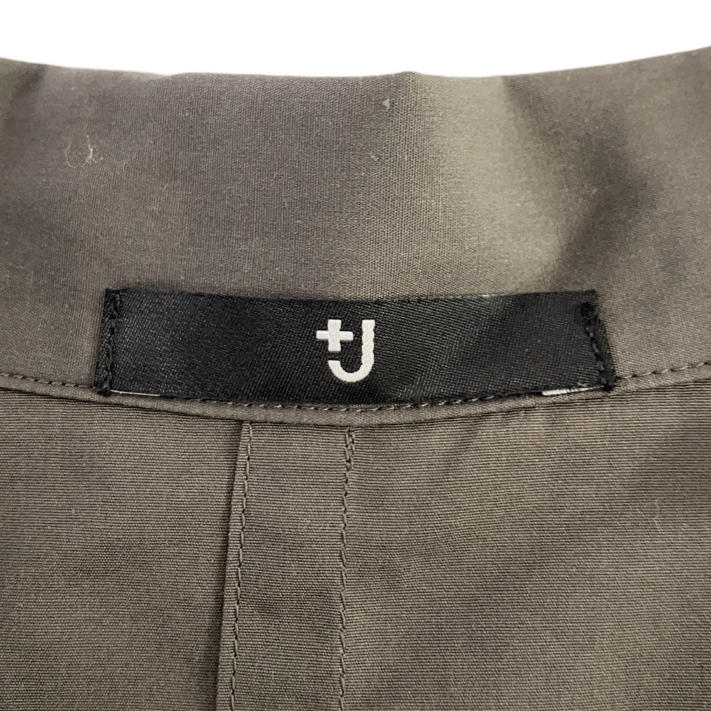 ユニクロ プラスジェイ 半袖 オープンカラーシャツ XL グレー系 UNIQLO +J 開襟 メンズ