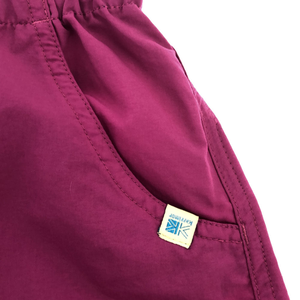Karrimor カリマー ロゴ ミニ丈 ナイロン スカート L ピンク アウトドア レディース