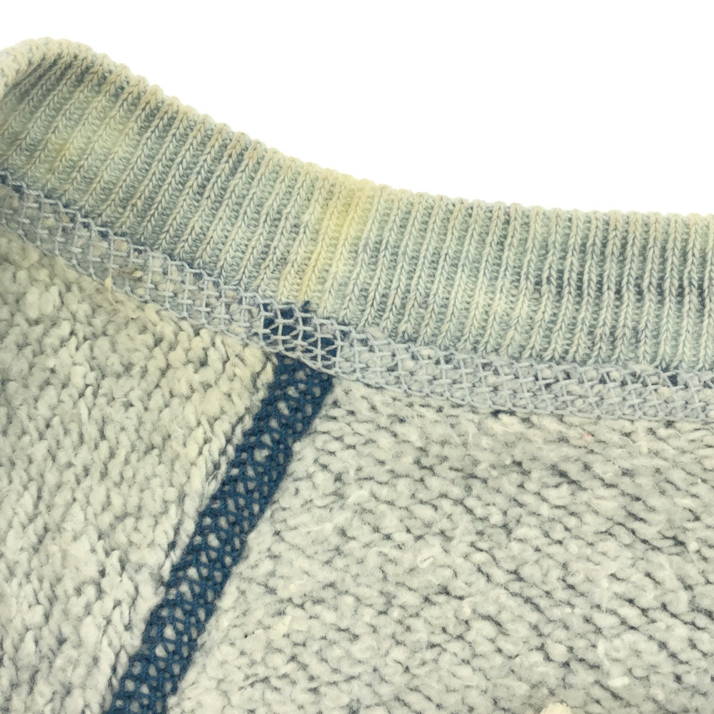 Drawer ドゥロワー 日本製 半袖 デニム風 スウェット 1 ブルー系 ユナイテッドアローズ レディース