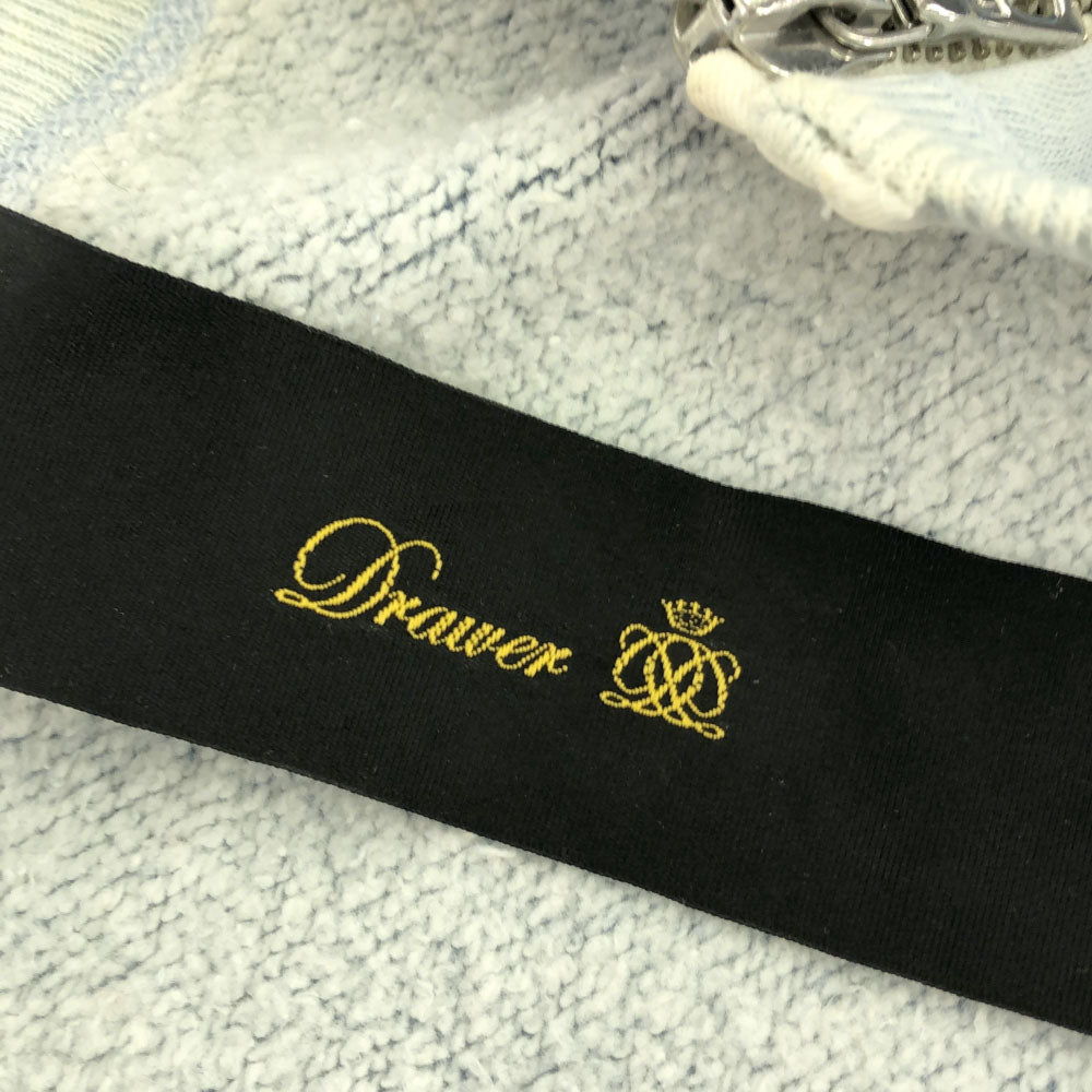 Drawer ドゥロワー 日本製 半袖 デニム風 スウェット 1 ブルー系 ユナイテッドアローズ レディース