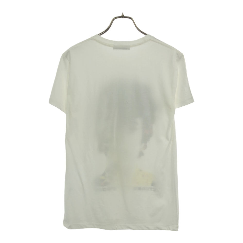 ダイアルナインアップ ボブディラン プリント 半袖 Tシャツ S ホワイト系 DIAL9UP chimes of freedom バンT メンズ