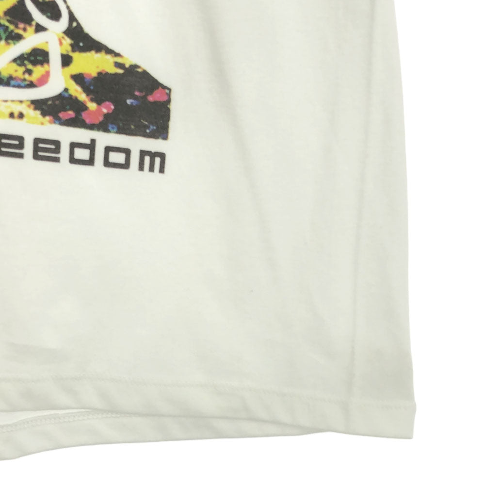 ダイアルナインアップ ボブディラン プリント 半袖 Tシャツ S ホワイト系 DIAL9UP chimes of freedom バンT メンズ