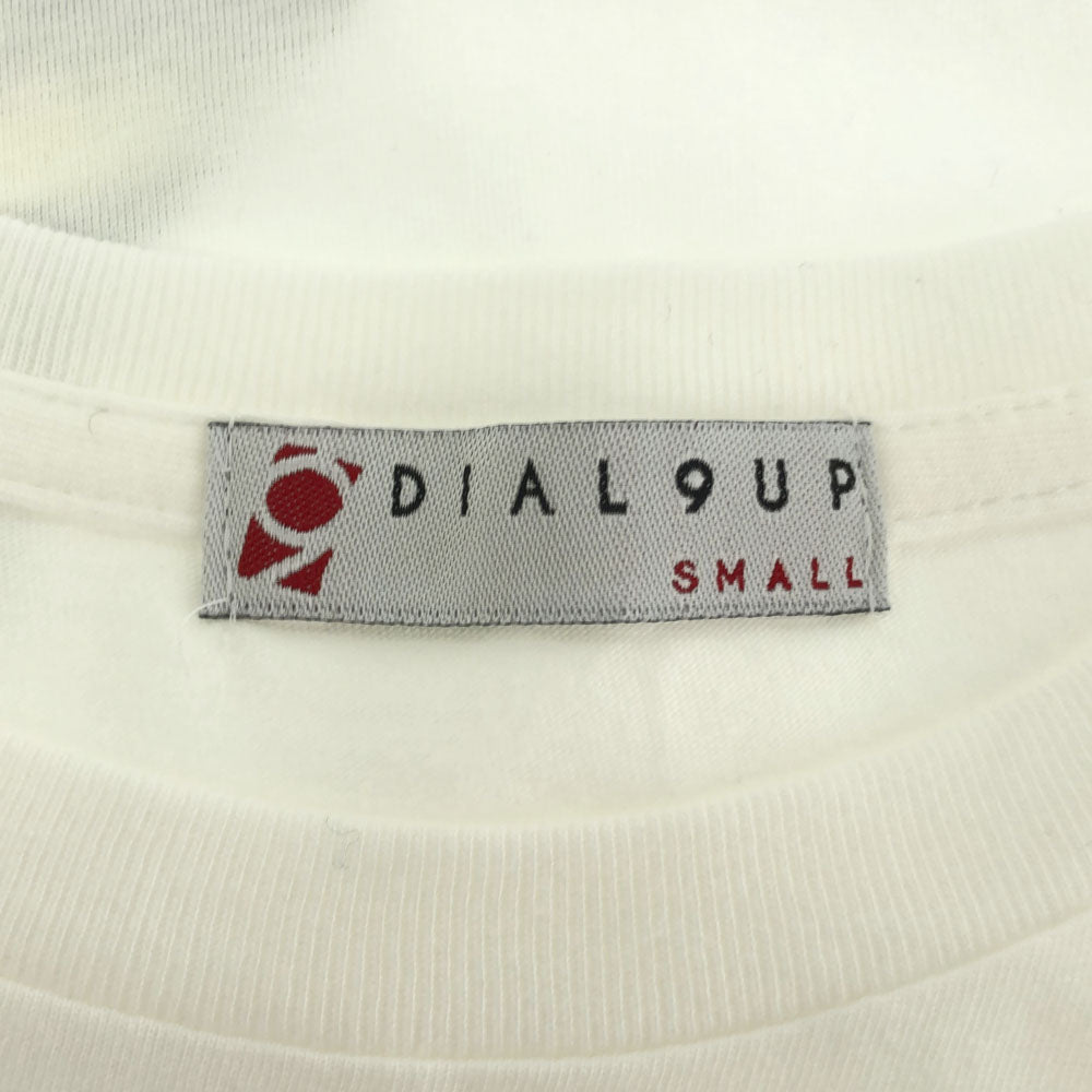 ダイアルナインアップ ボブディラン プリント 半袖 Tシャツ S ホワイト系 DIAL9UP chimes of freedom バンT メンズ