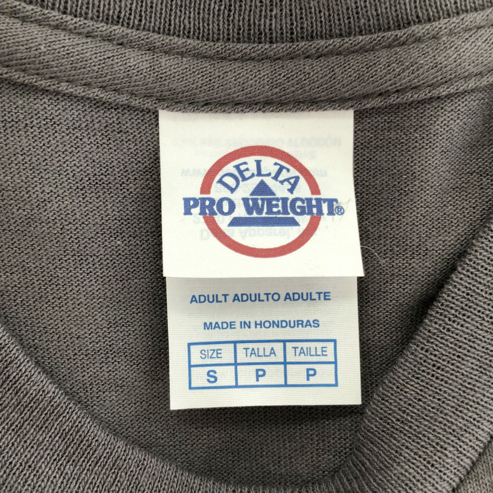 DELTA PRO WEIGHT デルタプロウェイト DEF LEPPARD ROCK BRIGADE TOUR 2018 プリント 半袖 Tシャツ S グレー バンT メンズ