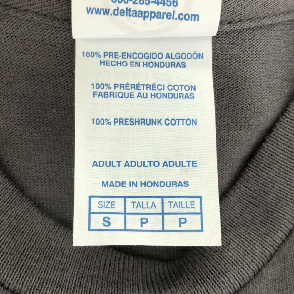 DELTA PRO WEIGHT デルタプロウェイト DEF LEPPARD ROCK BRIGADE TOUR 2018 プリント 半袖 Tシャツ S グレー バンT メンズ