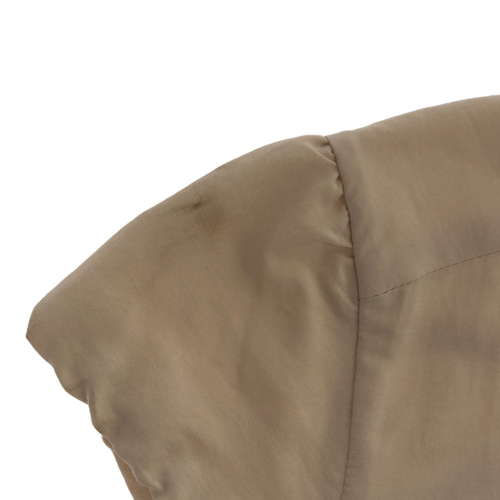 TOCCA トッカ 半袖 切替 ワンピース 2 ベージュ サイドジップ レディース