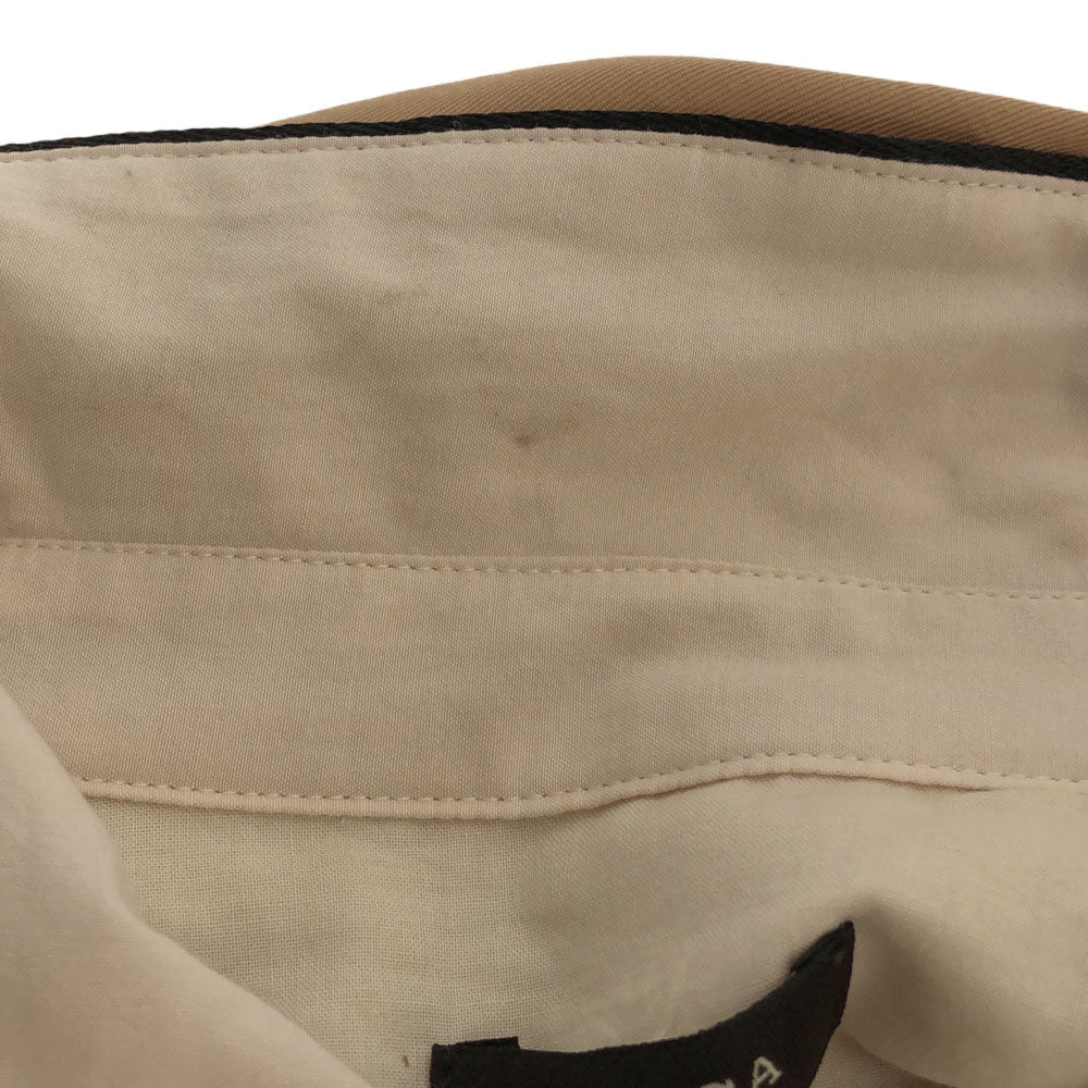 TOCCA トッカ 半袖 切替 ワンピース 2 ベージュ サイドジップ レディース