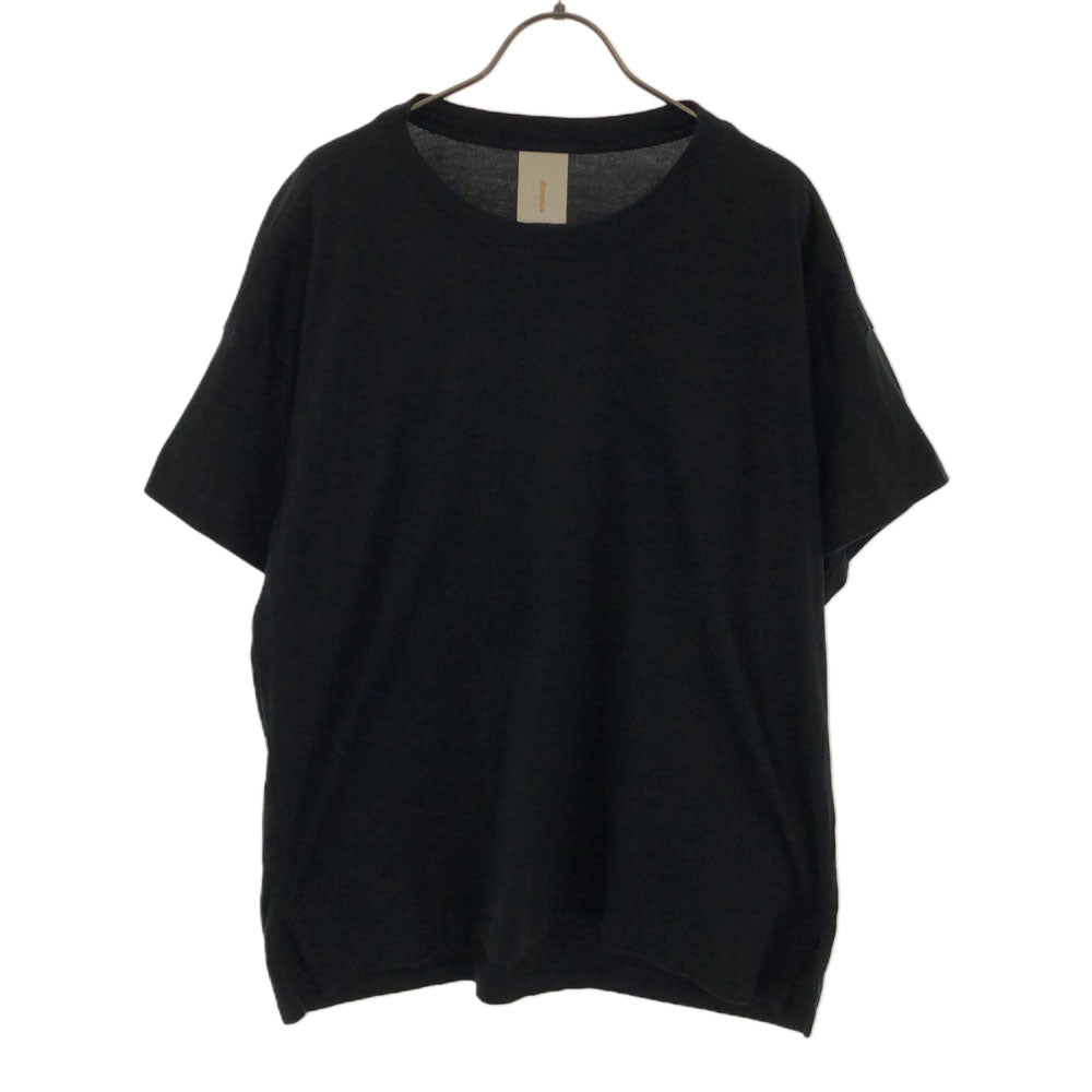 eriutsugi エリウツギ 日本製 半袖 Tシャツ F ブラック レディース