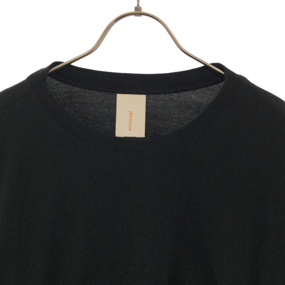 eriutsugi エリウツギ 日本製 半袖 Tシャツ F ブラック レディース