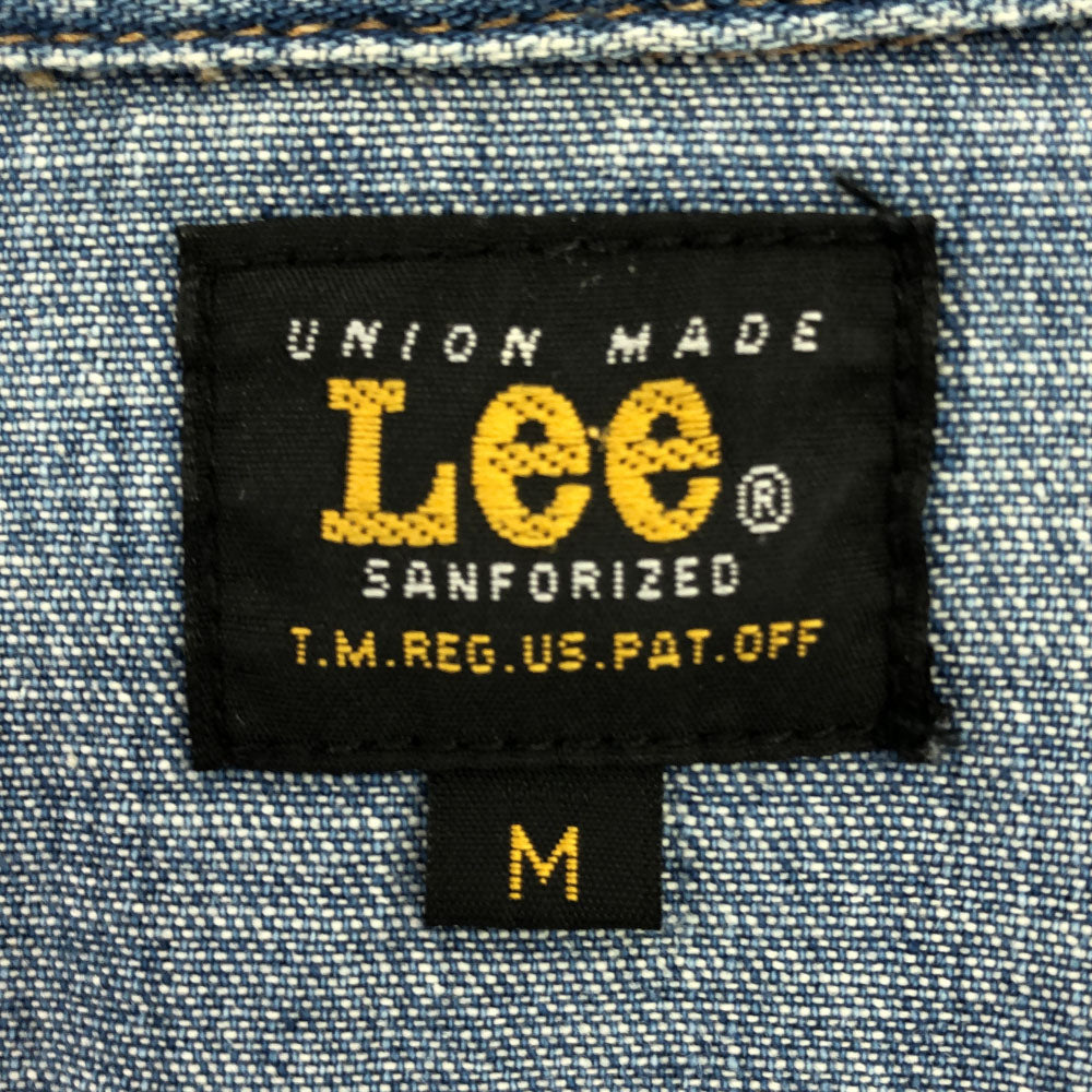 リー 7分袖 デニム ウエスタンシャツ M Lee レディース