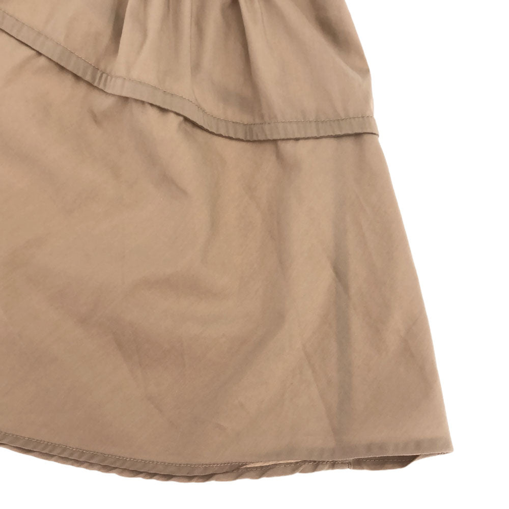 ELENDEEK エレンディーク ノースリーブ サイドギャザー カットソー F ベージュ レディース