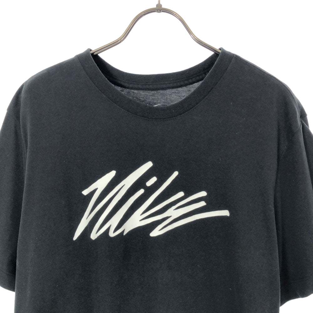 ナイキ プリント 半袖 Tシャツ L ブラック NIKE THE NIKE TEE DRI-FIT メンズ