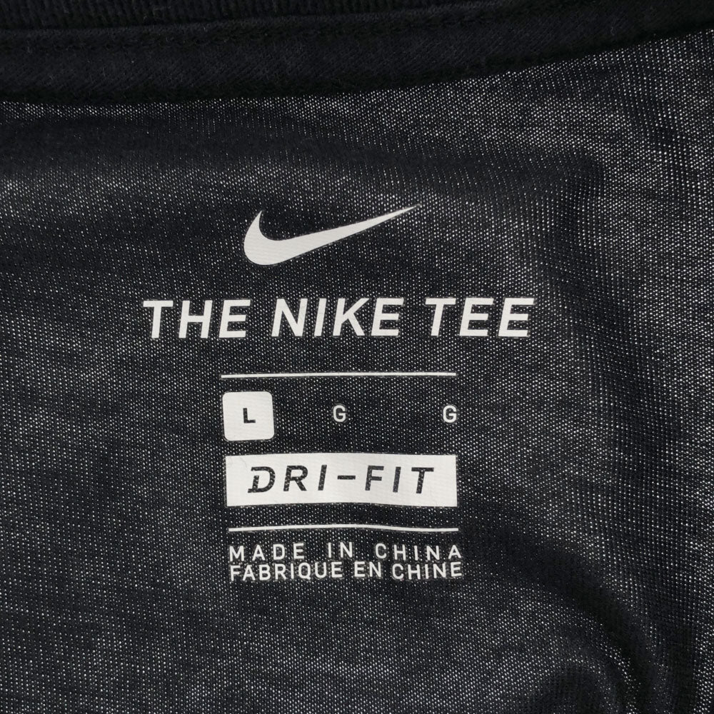 ナイキ プリント 半袖 Tシャツ L ブラック NIKE THE NIKE TEE DRI-FIT メンズ