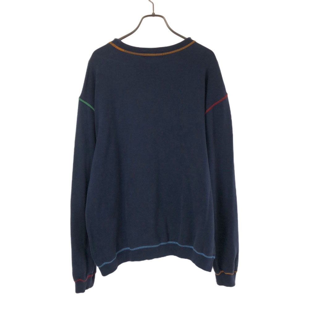 mikihouse ミキハウス 日本製 長袖 トレーナー M ネイビー系 メンズ