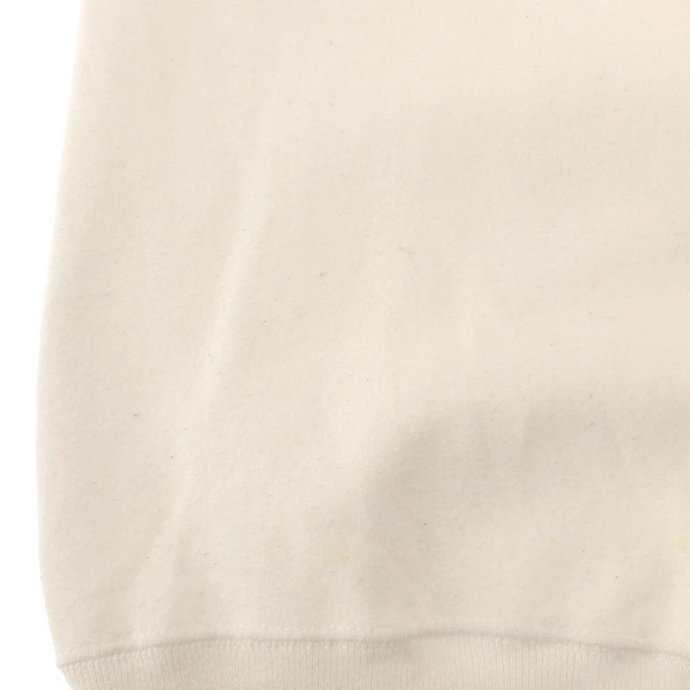 Hanes ヘインズ 90s ACTIVEWEAR USA製 プリント 長袖 トレーナー M ホワイト オールド ヴィンテージ メンズ