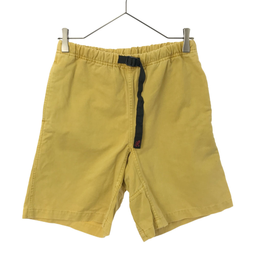 グラミチ アウトドアショートパンツ S イエロー Gramicci クライミング メンズ