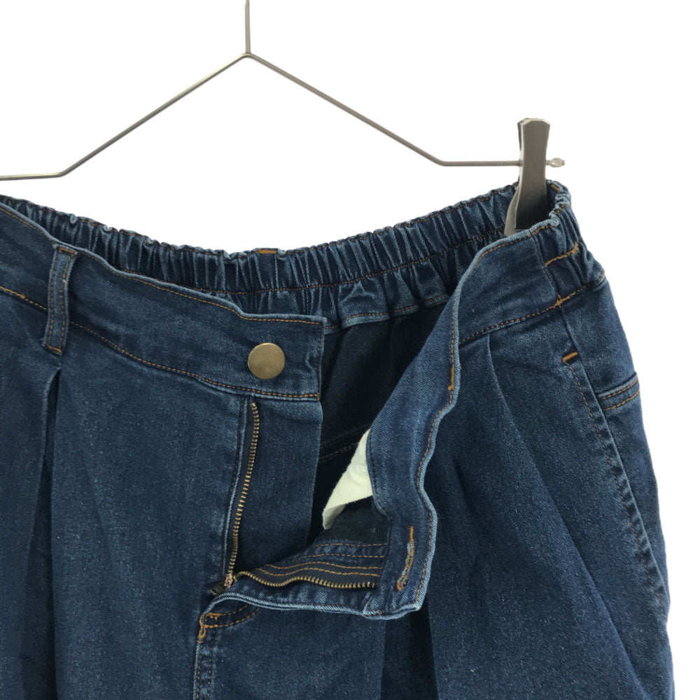 ノアールレーベル ツータック ワイドデニムパンツ 2 n'Or LABEL レディース