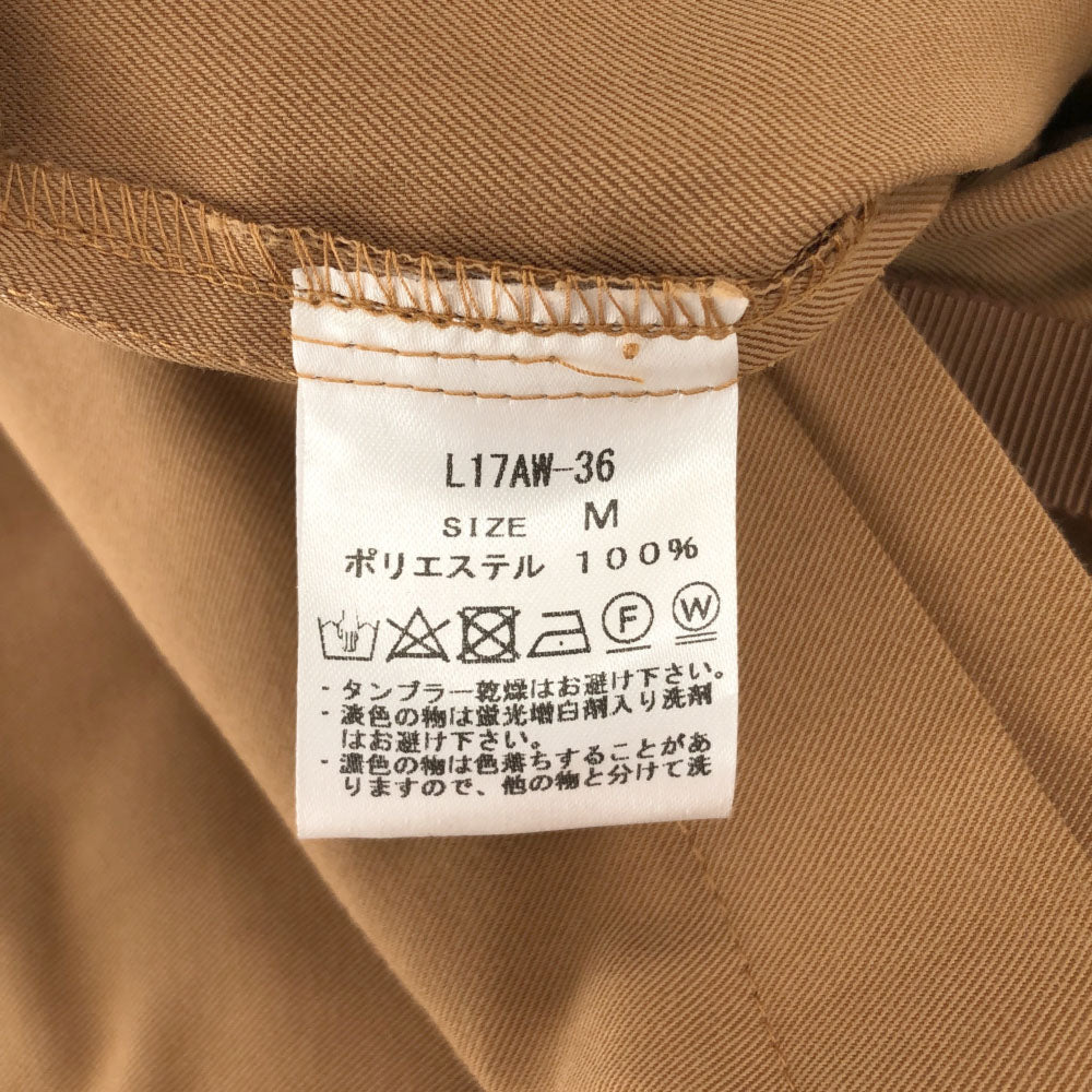 LIDNM リドム 日本製 ステンカラー ジャケット M ブラウン メンズ