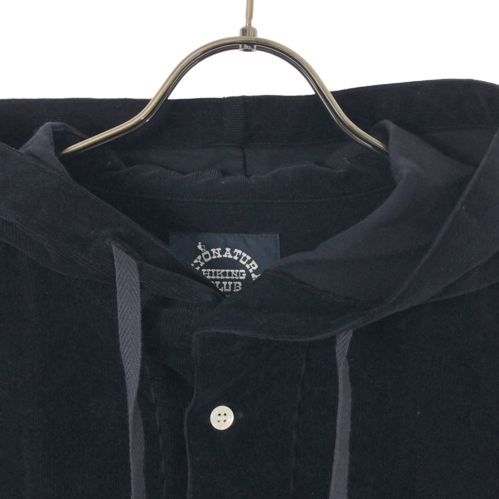 トウキョウナチュラルハイキングクラブ 日本製 長袖 コーデュロイ プルオーバー シャツジャケット M ネイビー TOKYO NATURAL HIKING CLUB メンズ