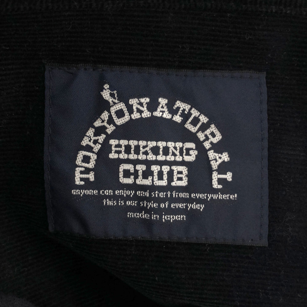 トウキョウナチュラルハイキングクラブ 日本製 長袖 コーデュロイ プルオーバー シャツジャケット M ネイビー TOKYO NATURAL HIKING CLUB メンズ