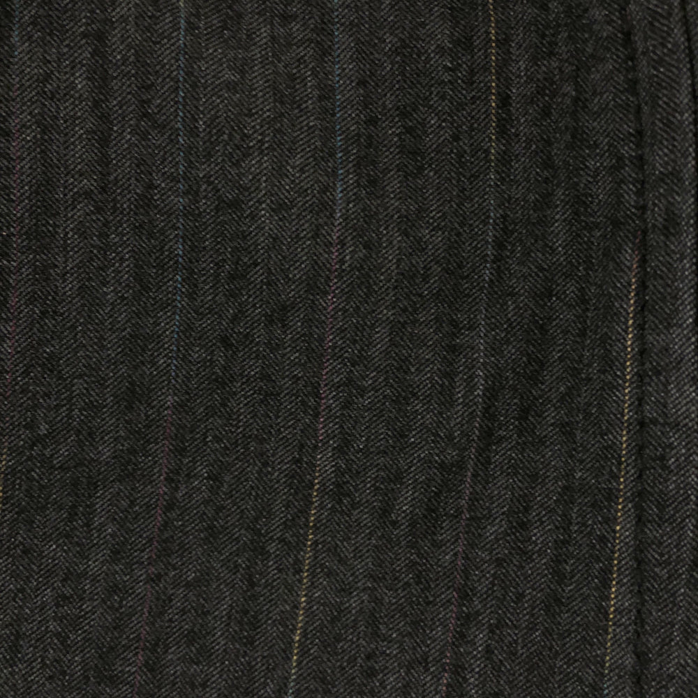 ARMANI JEANS アルマーニジーンズ ストライプ テーラードジャケット 34 グレー系 レディース