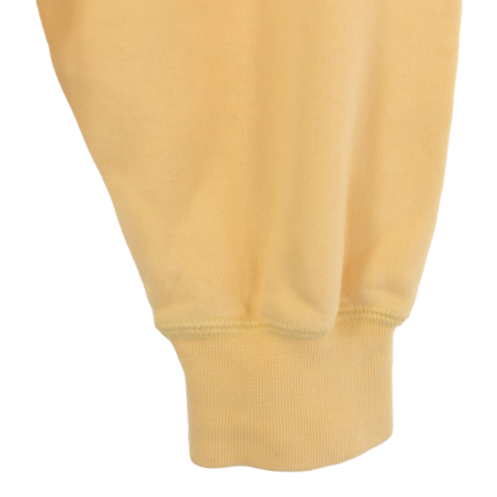 mikihouse MENS ミキハウス メンズ 日本製 ロゴワッペン 長袖 スウェット トレーナー M イエロー系 メンズ