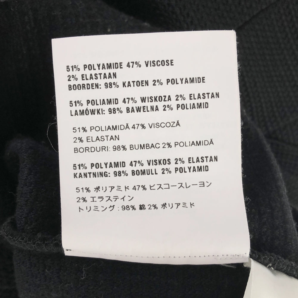 MIUMIU ミュウミュウ イタリア製 ノースリーブ ニット ワンピース XS ブラック レディース