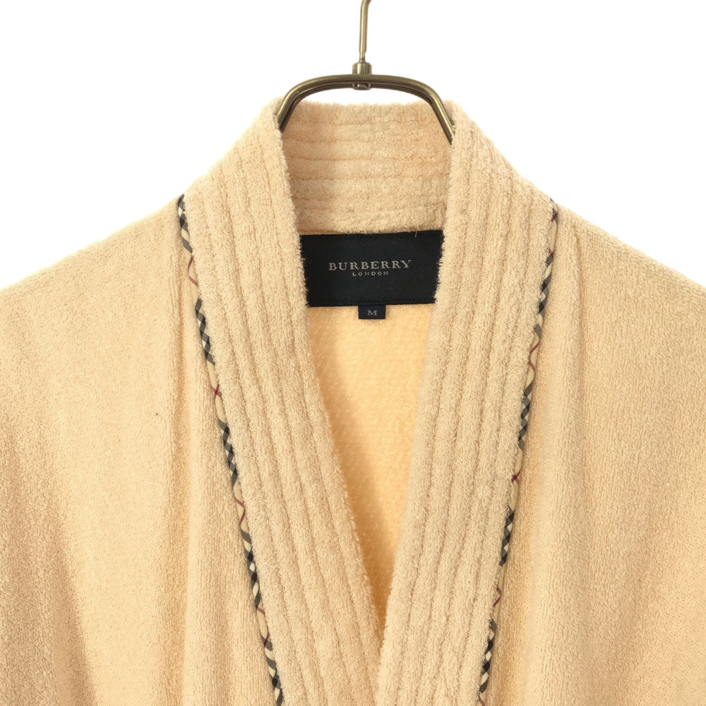 バーバリー ロンドン 日本製 長袖 バスローブ M ベージュ系 BURBERRY LONDON メンズ