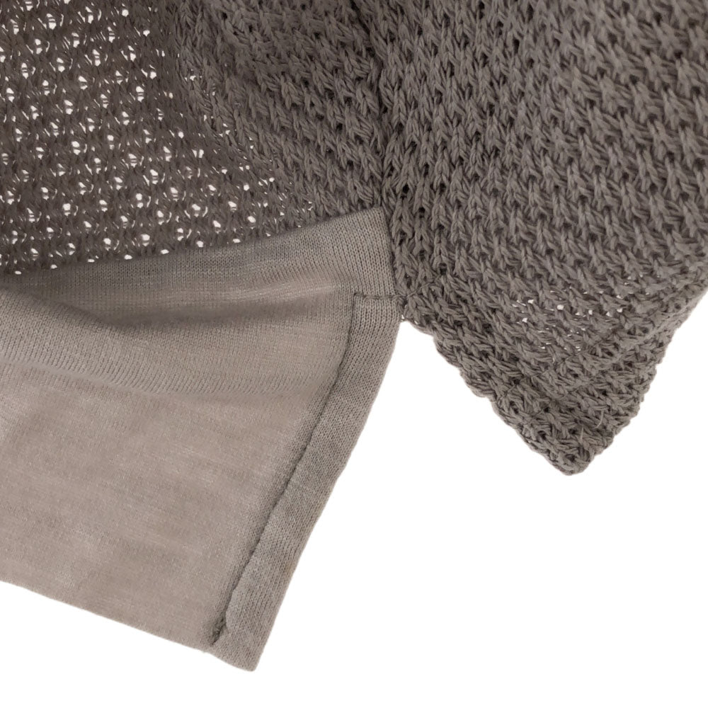 FACTOTUM ファクトタム 日本製 長袖 メッシュ パーカー 46 グレー メンズ