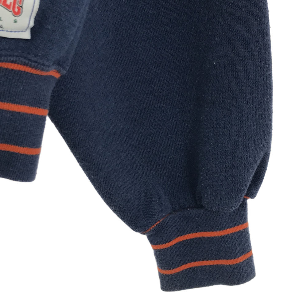 NUTMEG ナツメグ 90s USA製 長袖 トレーナー S ネイビー スウェット 裏起毛 オールド ヴィンテージ メンズ