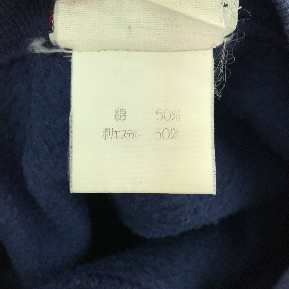 NUTMEG ナツメグ 90s USA製 長袖 トレーナー S ネイビー スウェット 裏起毛 オールド ヴィンテージ メンズ