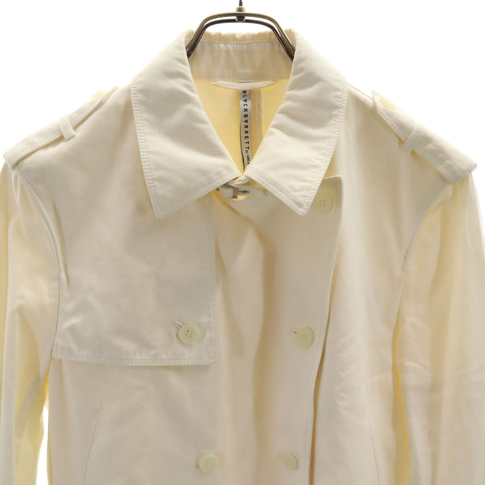 BLACKBARRETT ブラックバレット バイニールバレット 三陽商会 トレンチ ジャケット 3 アイボリー by NEIL BARRETT レディース
